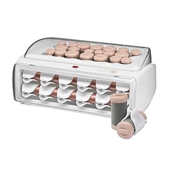 Ceramic Flocked Hot Rollers – 20-Piece Set for Long-Lasting Voluminous Curls - Picture 7 of 7